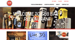 Desktop Screenshot of bar508.com